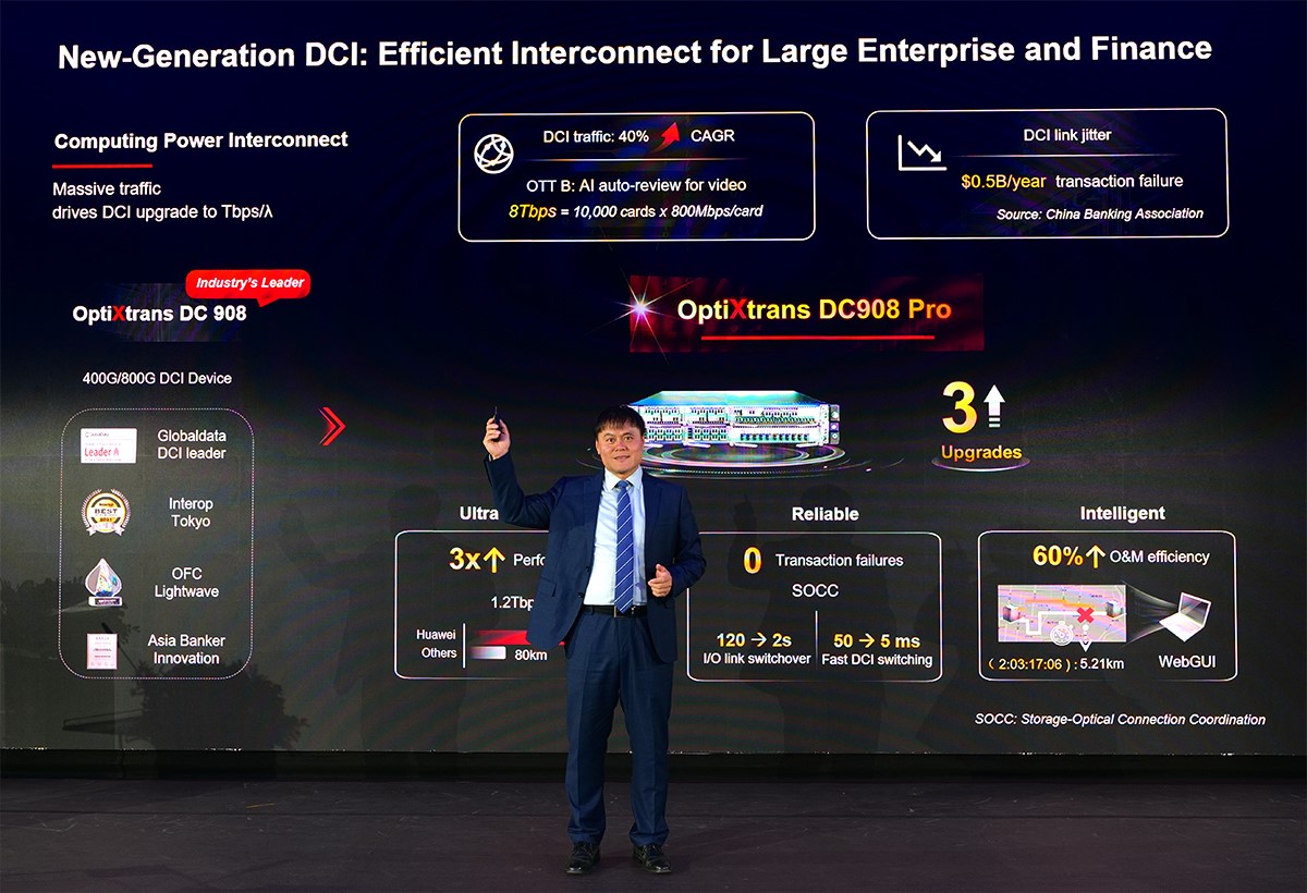 Huawei launches OptiXtrans DC908 Pro 